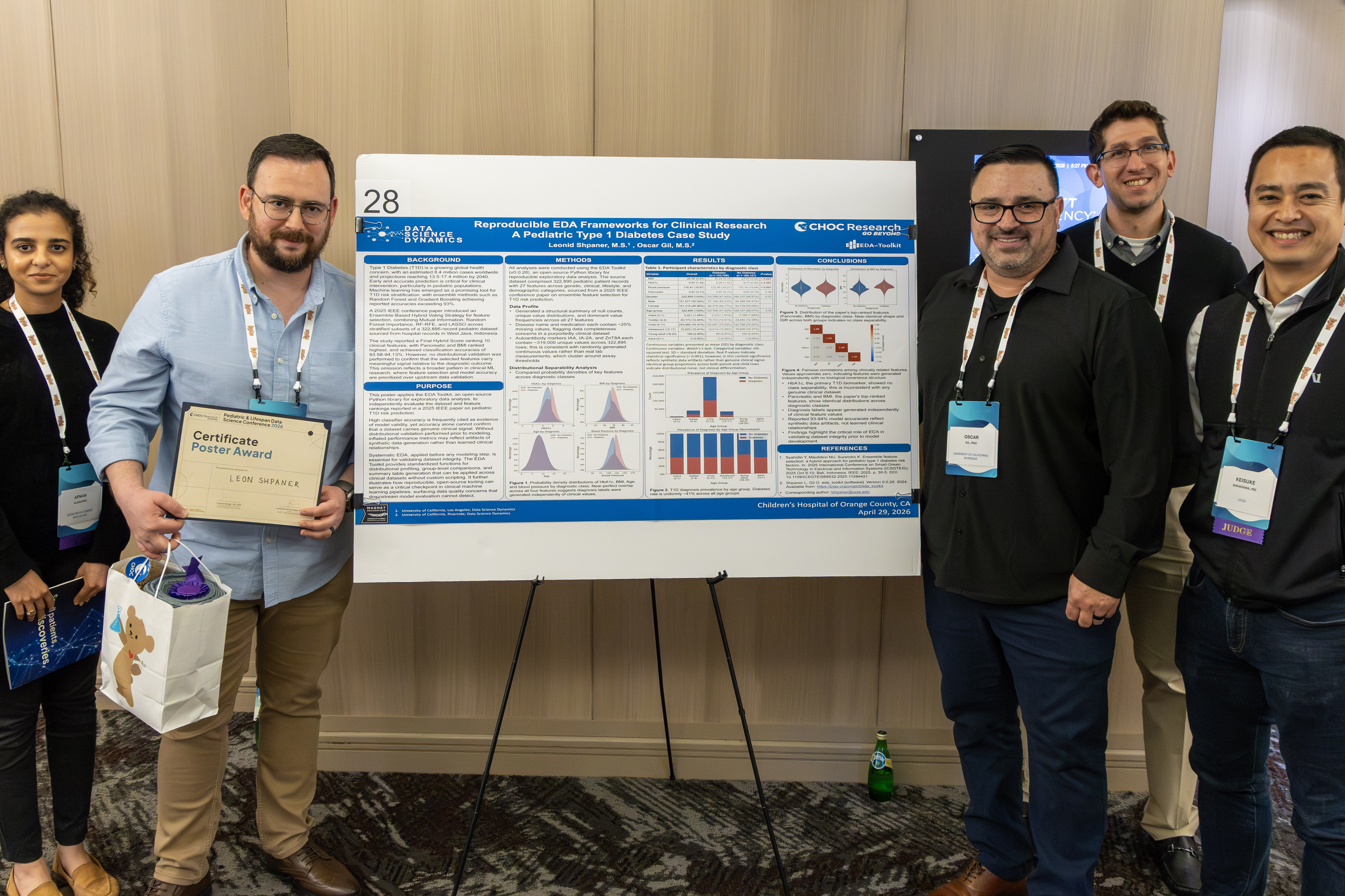 Best Poster Award, Pediatric and Lifespan Data Science Conference 2026